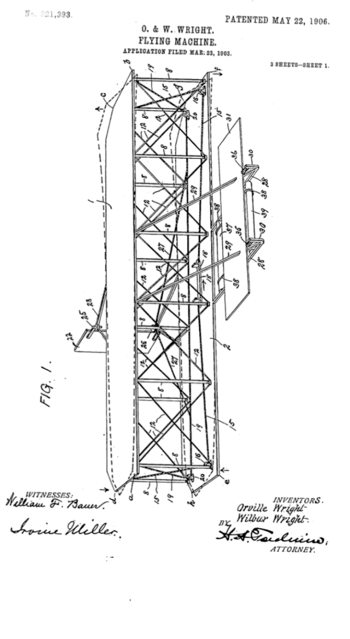 Old US patent drawing